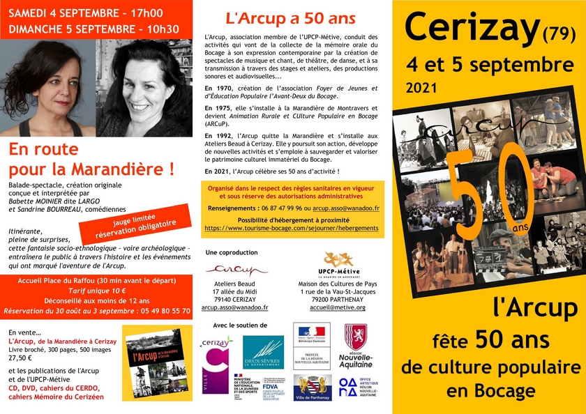 Flyer 50 ans Arcup